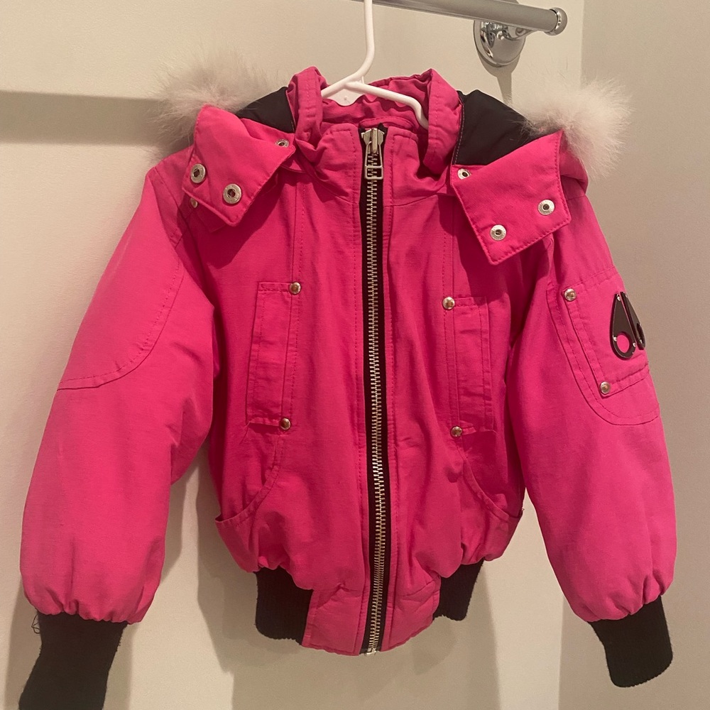 Moose Knuckles XS kids bomber jacket